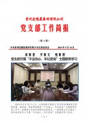 集團(tuán)公司黨支部簡(jiǎn)報(bào) 